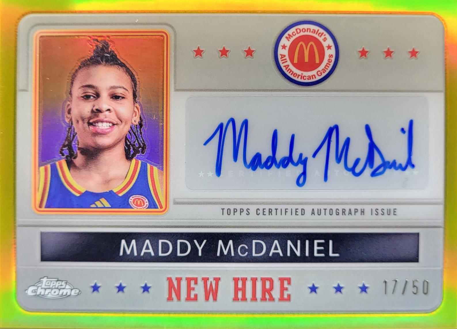 Maddy MCDaniel [Gold] #NHB-MAD