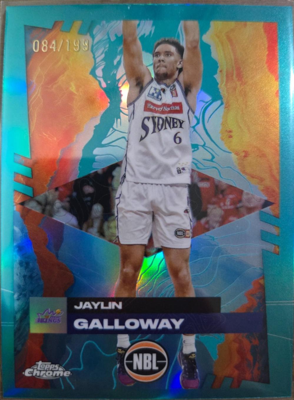 Jaylin Galloway [Aqua Refractor] #83