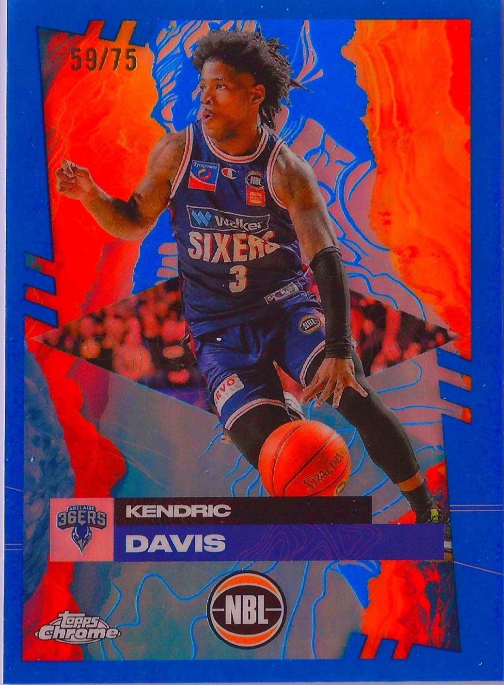 Kendric Davis [Blue Refractor] #6
