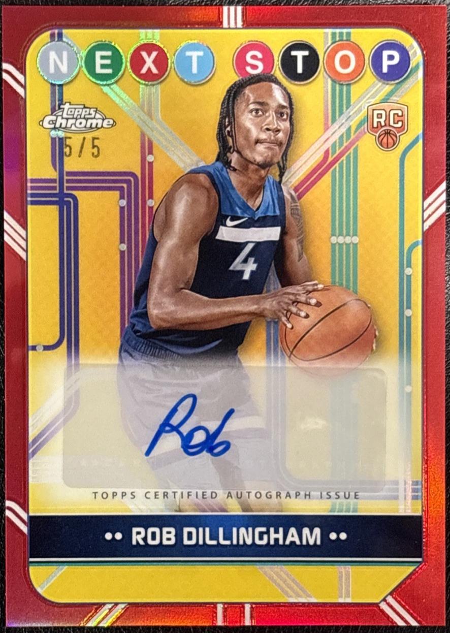 Rob Dillingham [Red Sapphire] #NSS-RD