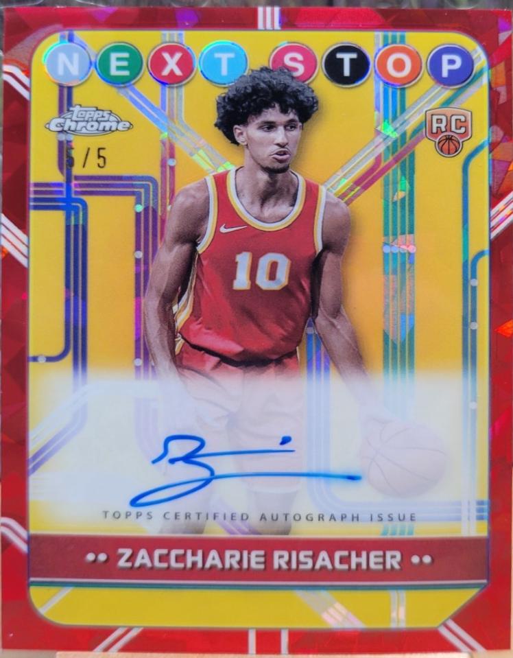 Zaccharie Risacher [Red Sapphire] #NSS-ZR