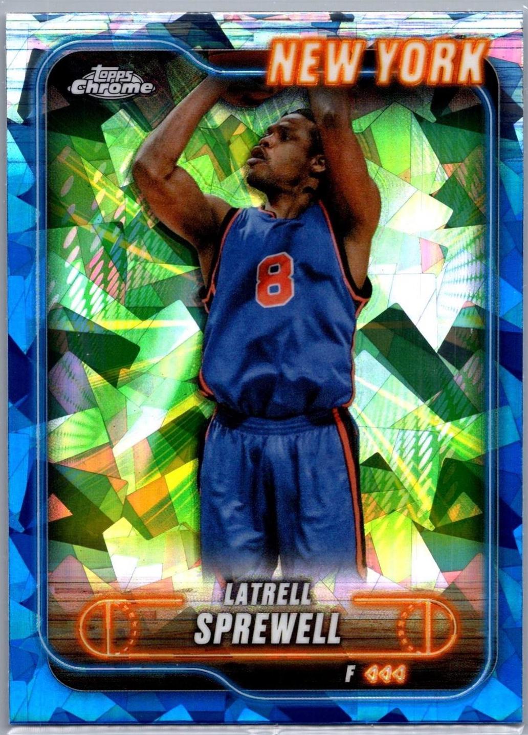 Latrell Sprewell [Blue] #4