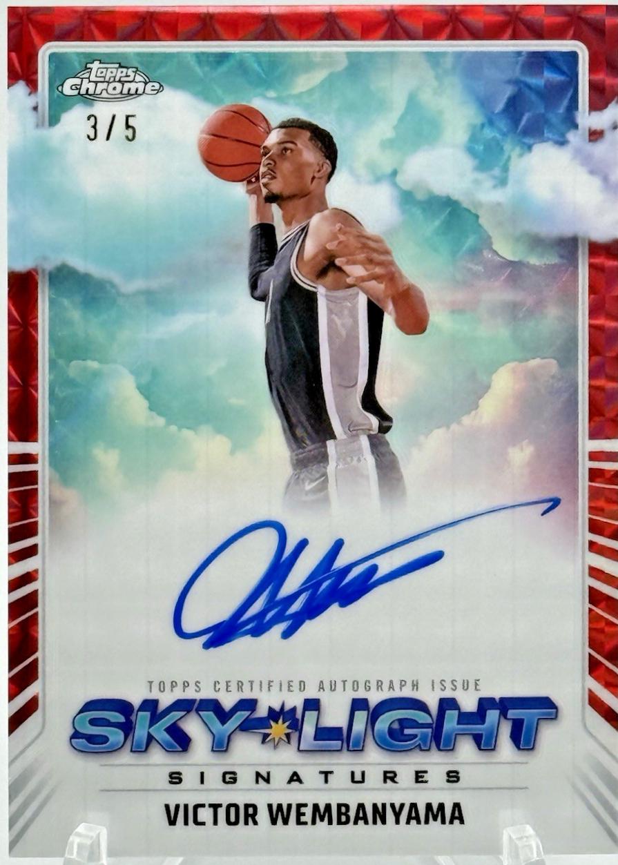 Victor Wembanyama [Red Geometric Refractor] #SLS-VW