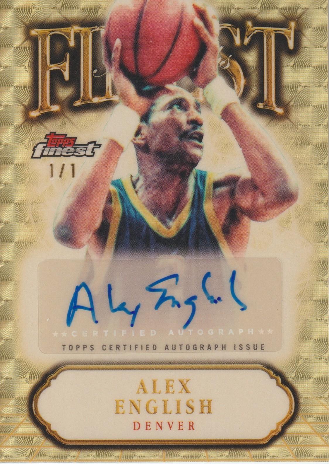 Alex English [Superfractor] #FA-AE