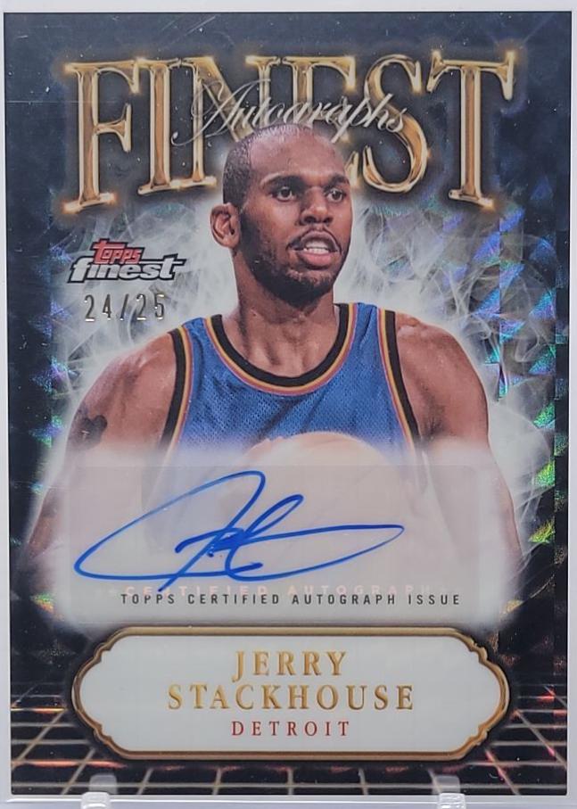 Jerry Stackhouse [Black Geometric Refractor] #FA-JST
