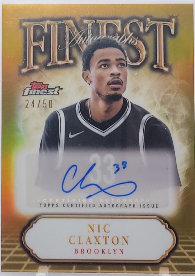 Nic Claxton [Gold Refractor] #FA-NC