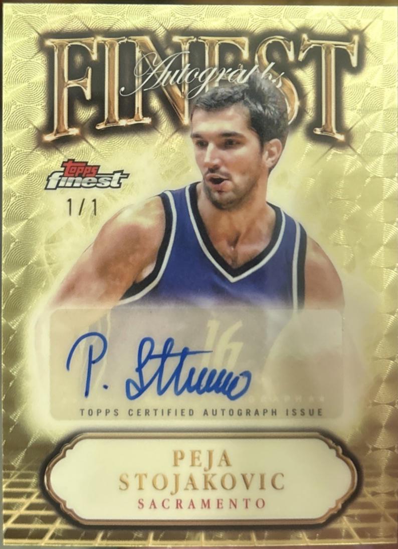 Peja Stojakovic [Superfractor] #FA-PS