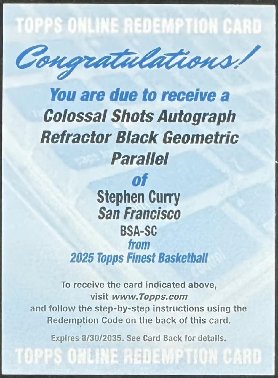 Seth Curry [Black Geometric Refractor] #FA-SC