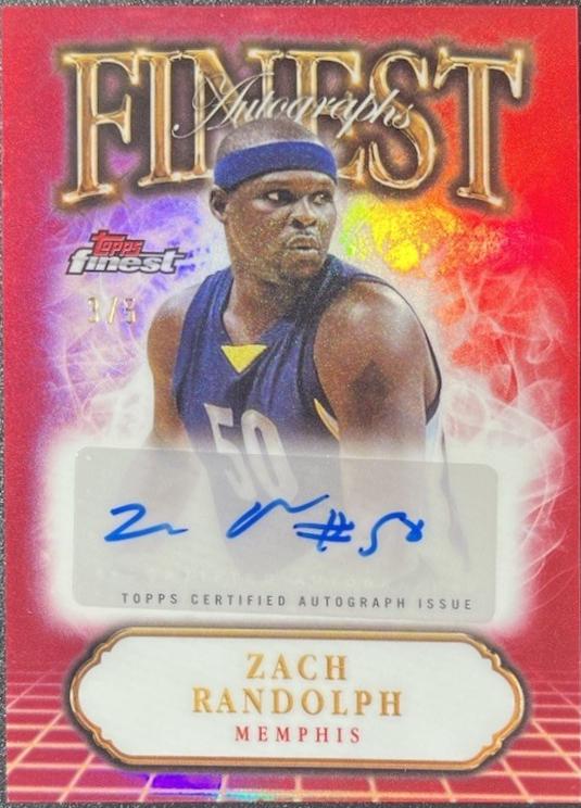 Zach Randolph [Red Refractor] #FA-ZR
