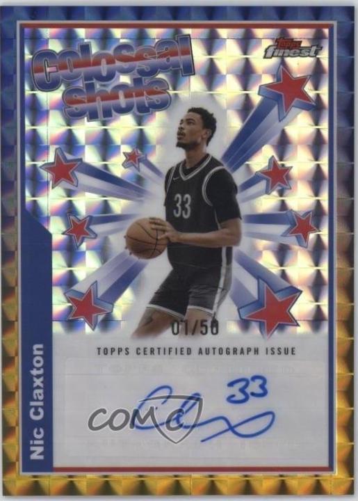 Nic Claxton [Gold Geometric Refractor] #BSA-NC