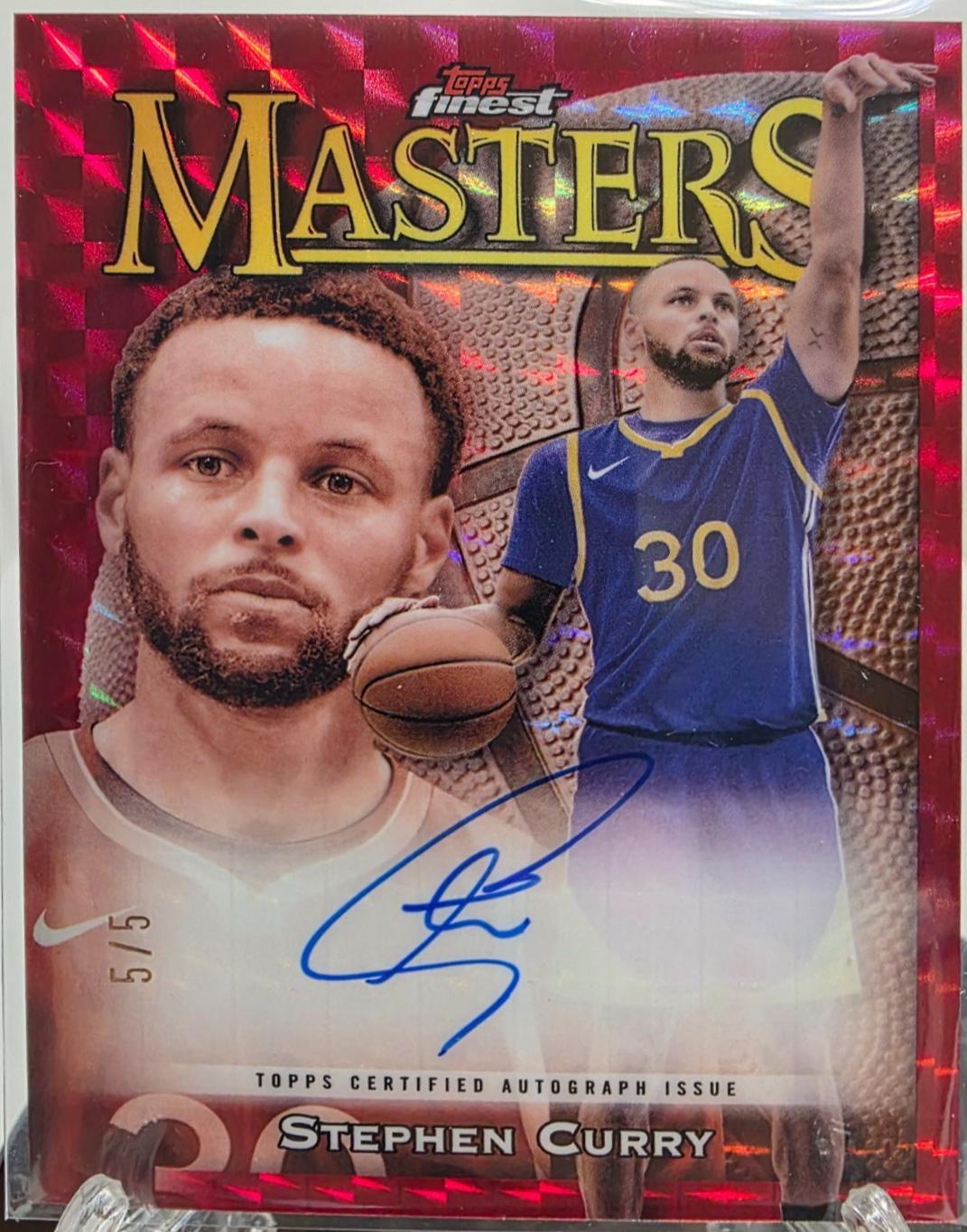 Stephen Curry [Red Geometric Refractor] #MA-SC