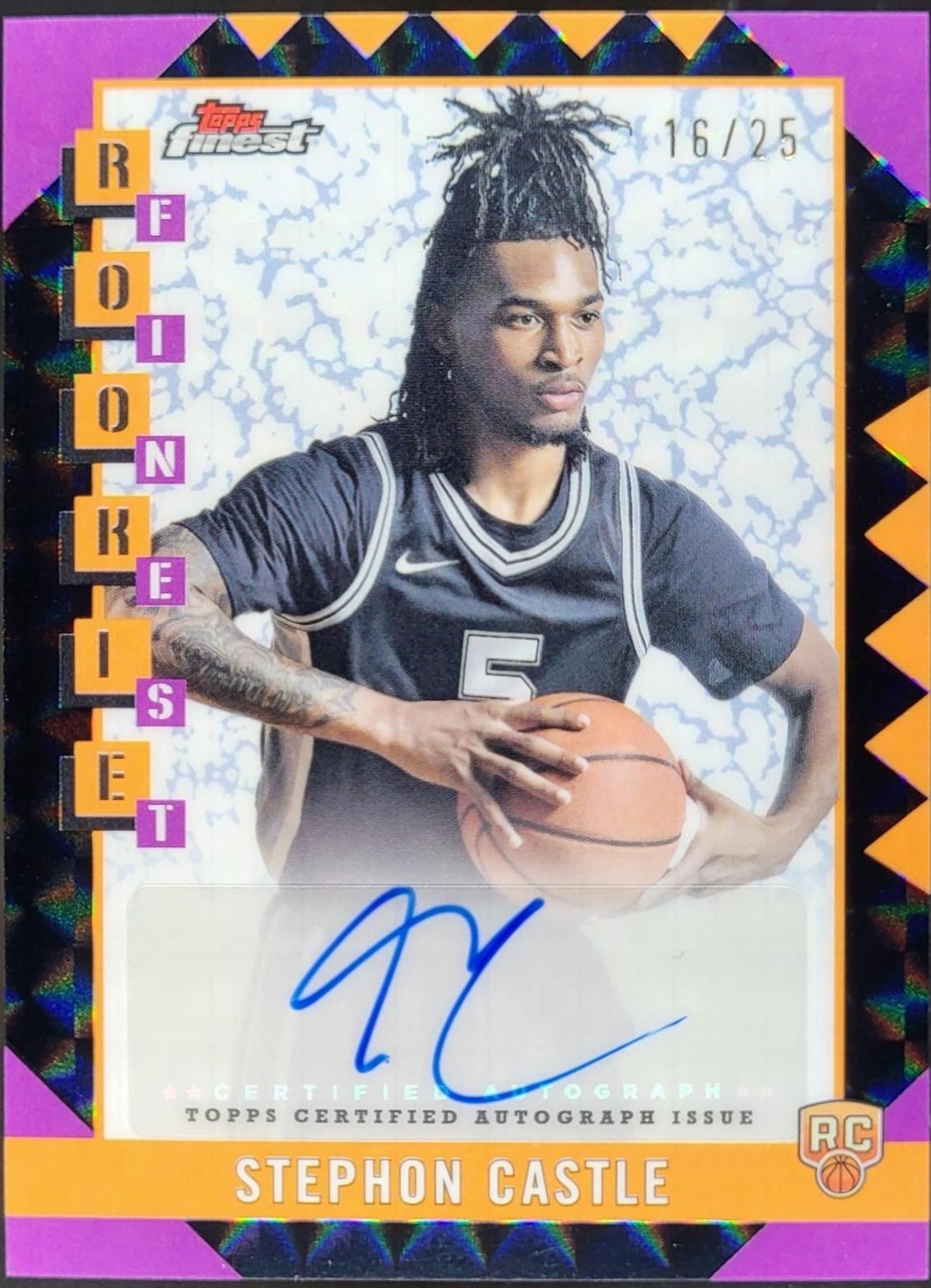 Stephon Castle [Black Geometric Refractor] #RFA-SC