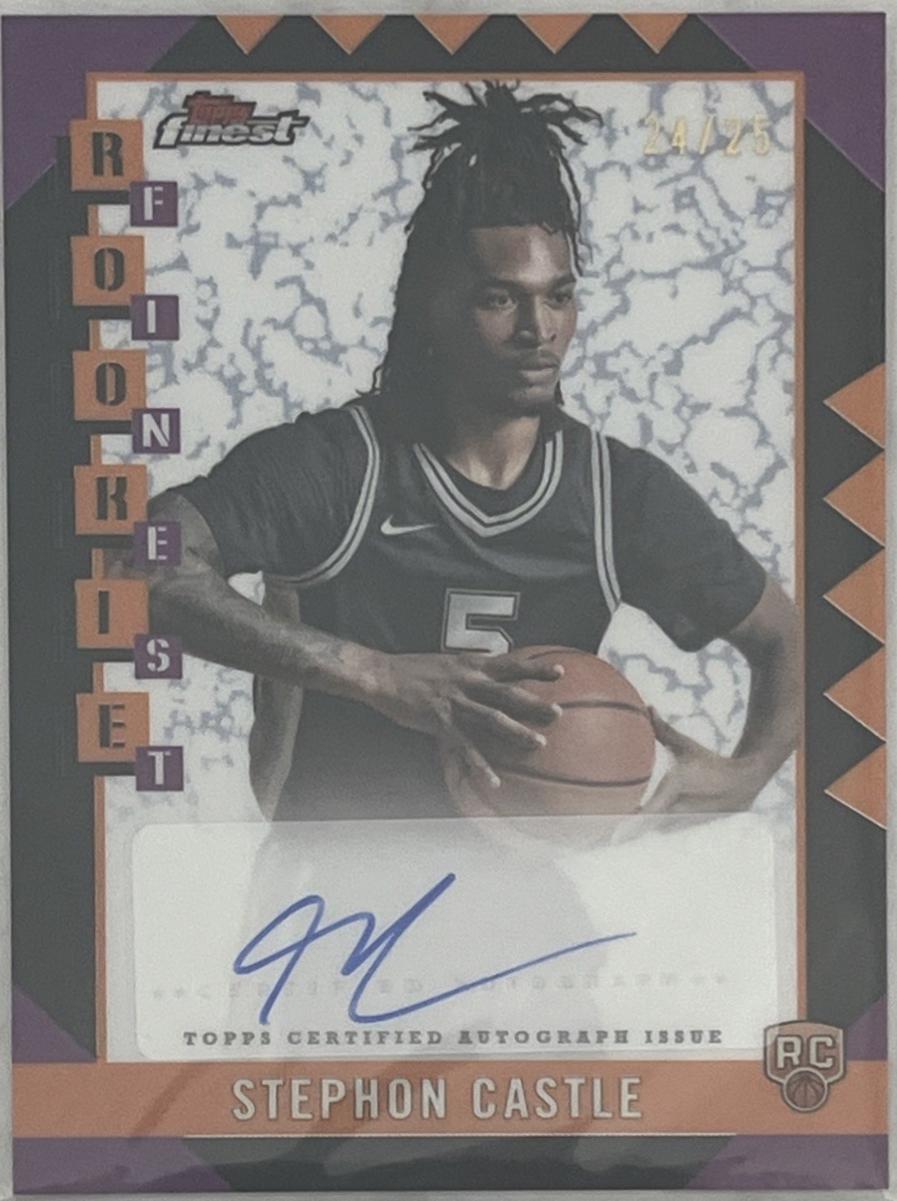 Stephon Castle [Black Refractor] #RFA-SC