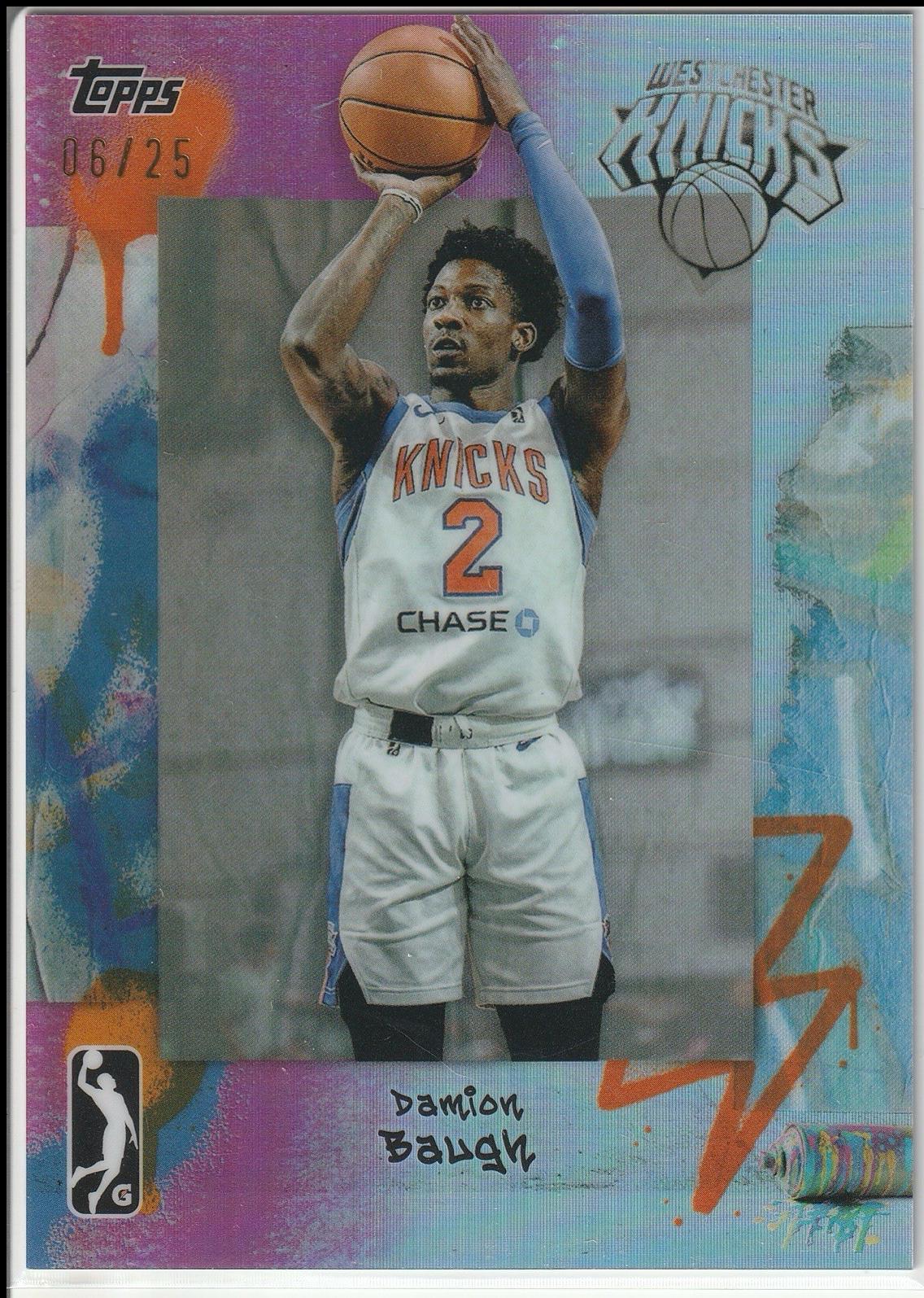 Damion Baugh [Pink Refractor] #BV-74