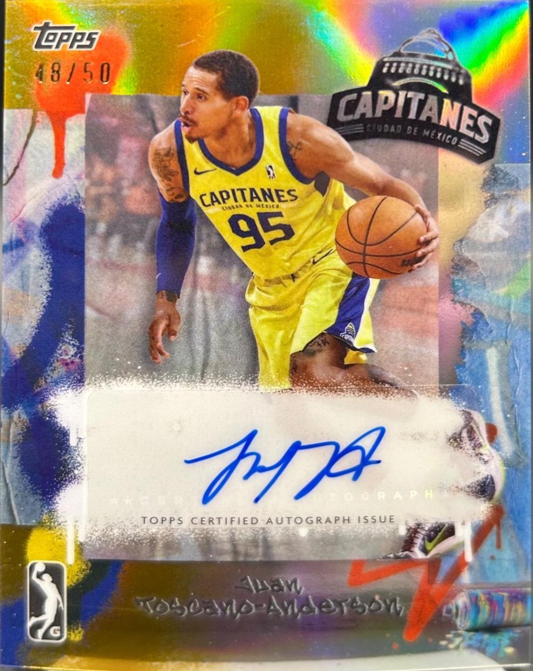 Juan Toscano-Anderson [Gold Refractor] #AU-JT
