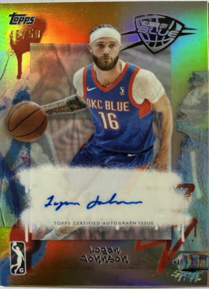 Logan Johnson [Gold Refractor] #AU-LJ