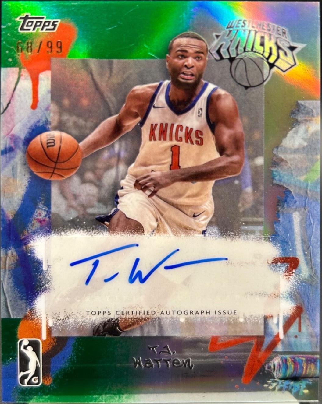 T.J. Warren [Green Refractor] #AU-TW