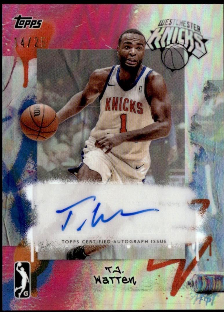 T.J. Warren [Pink Refractor] #AU-TW