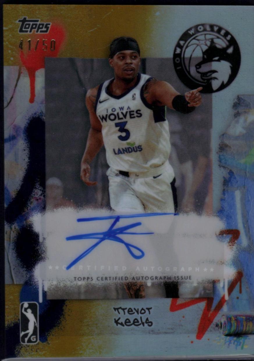 Trevor Keels [Gold Refractor] #AU-TK