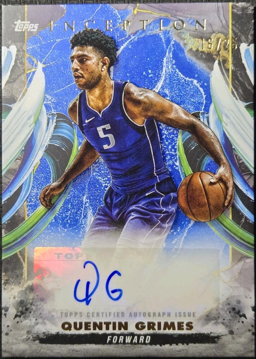 Quentin Grimes [Blue] #AC-QG