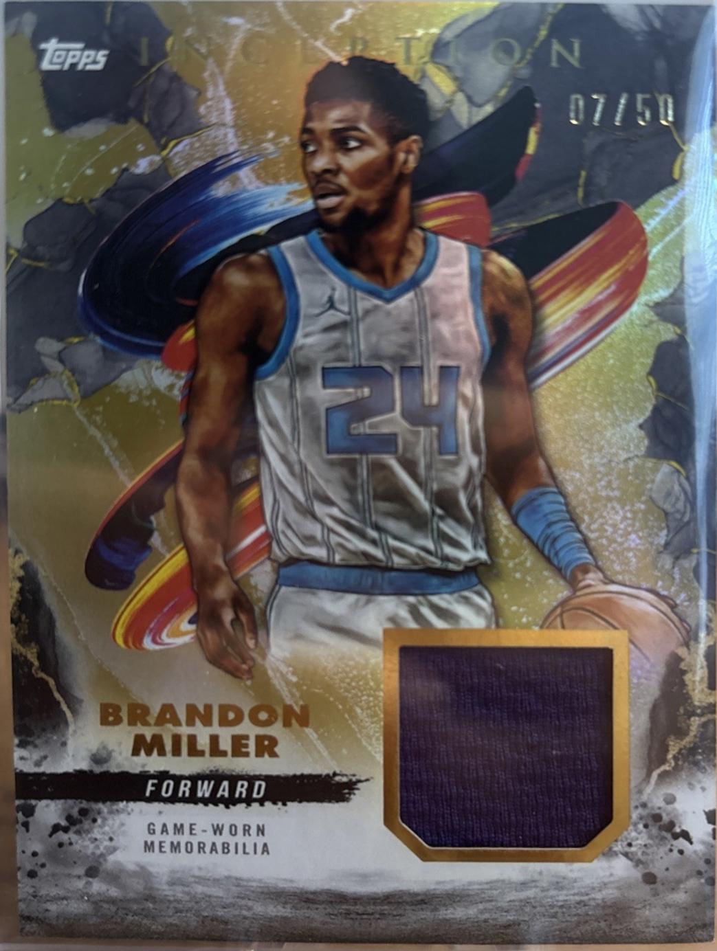 Brandon Miller [Holo Gold] #REC-BM