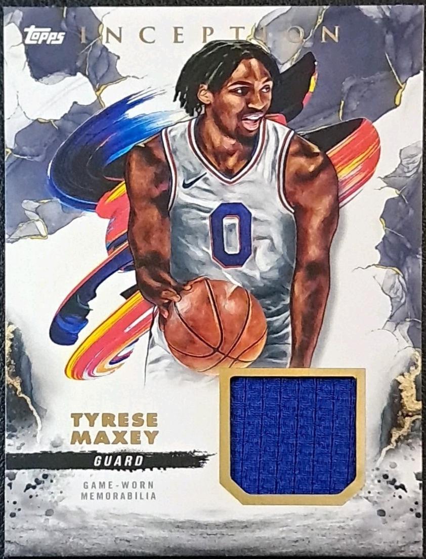 Tyrese Maxey [Blue] #REC-TM