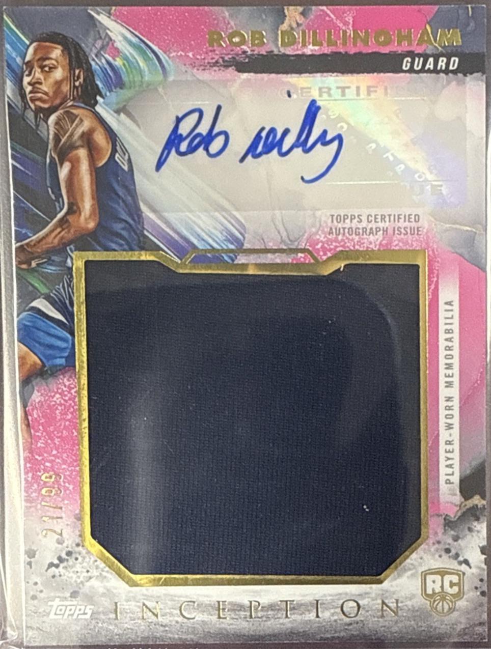 Rob Dillingham [Pink] #RJR-RD