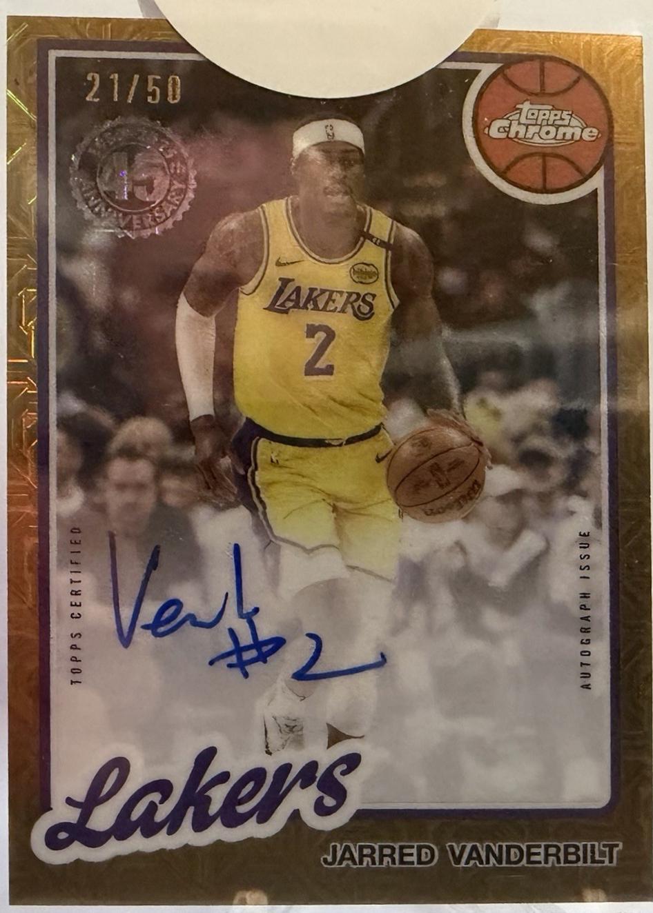Jarred Vanderbilt [Gold] #80CA2-JV