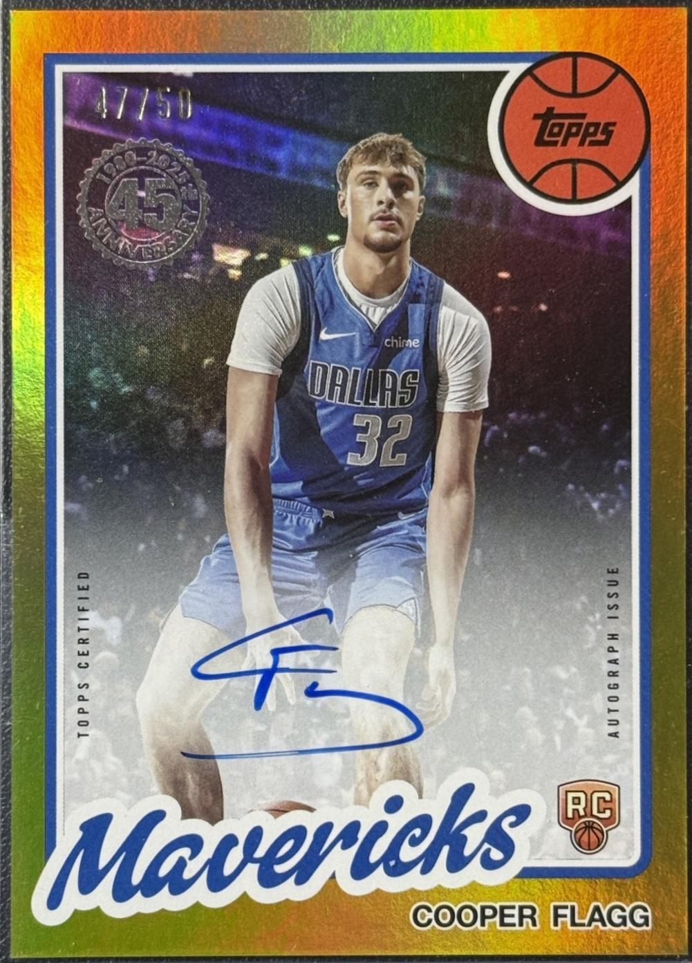Cooper Flagg [Gold Rainbow] #80B2R-CF