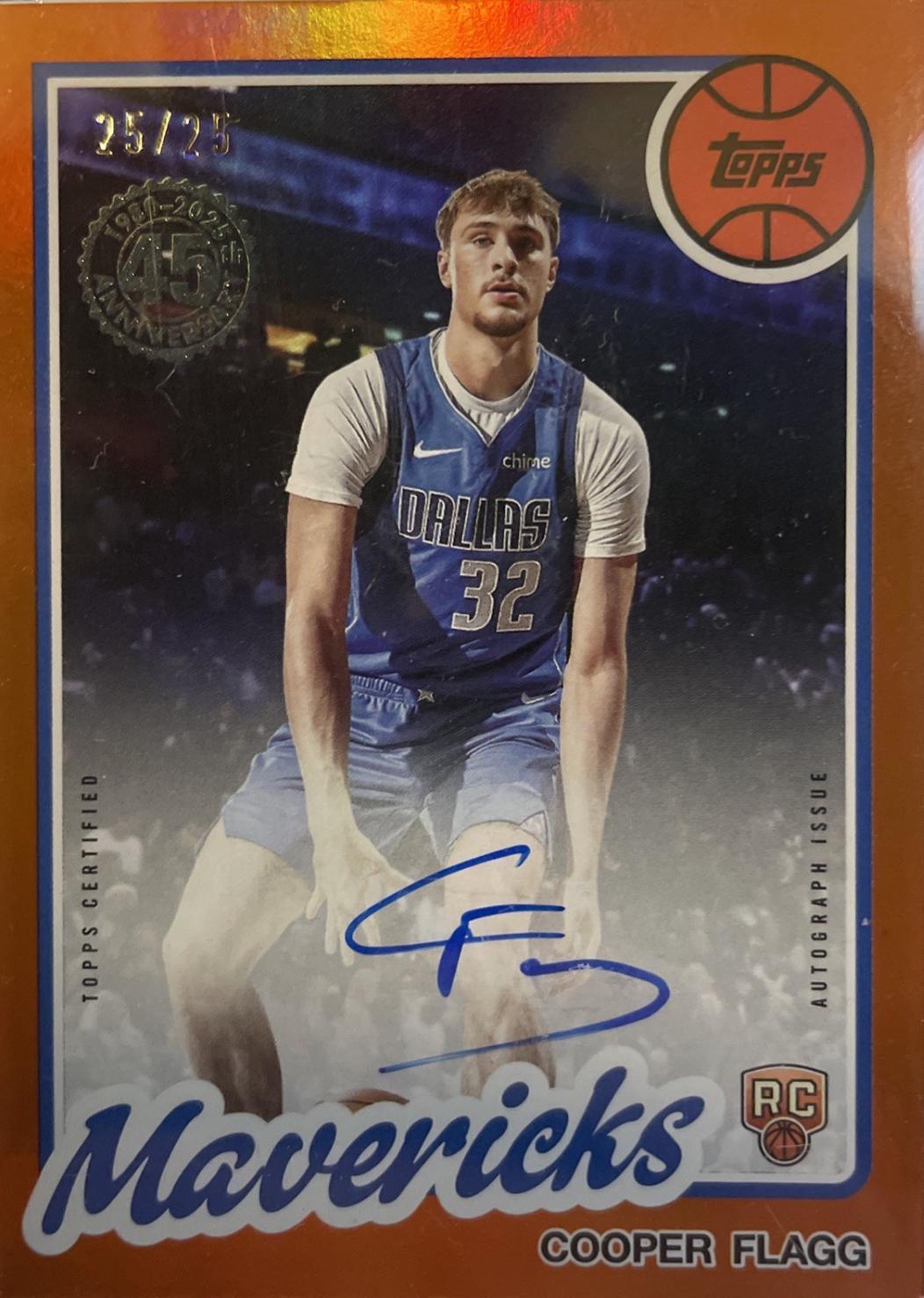 Cooper Flagg [Orange Rainbow] #80B2R-CF
