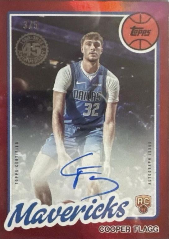 Cooper Flagg [Red Rainbow] #80B2R-CF