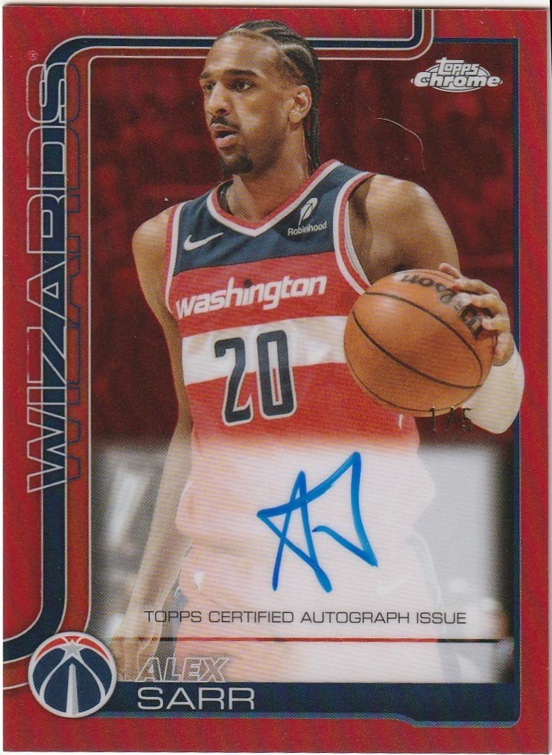 Alex Sarr [Refractor Red] #TCA-AS
