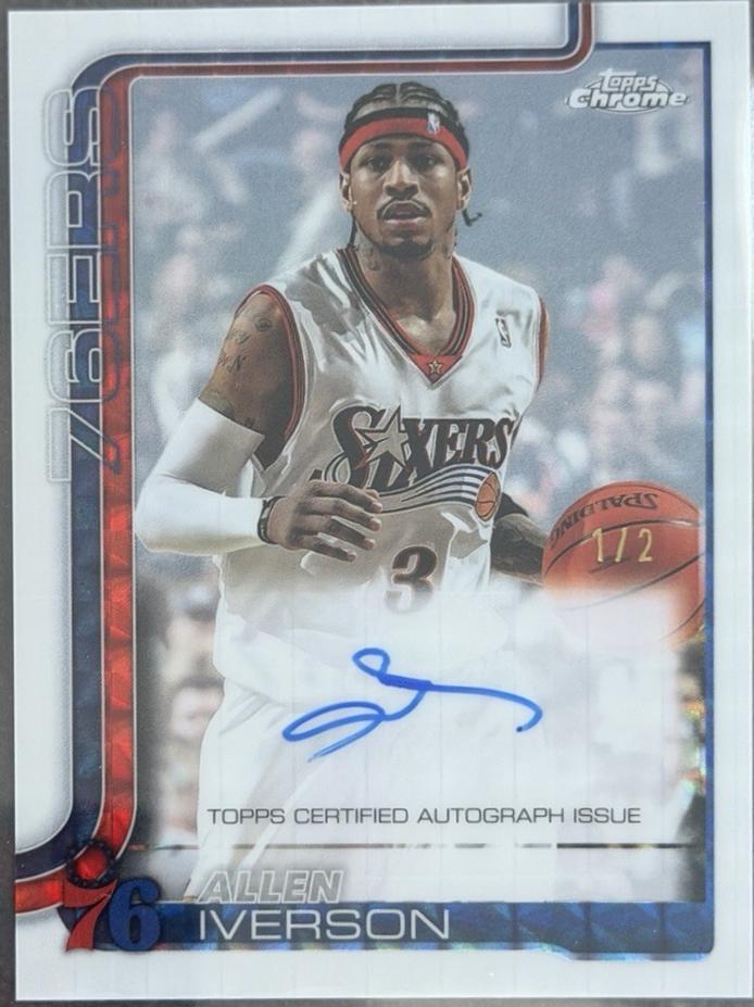 Allen Iverson [Refractor Geometric White] #TCA-AI