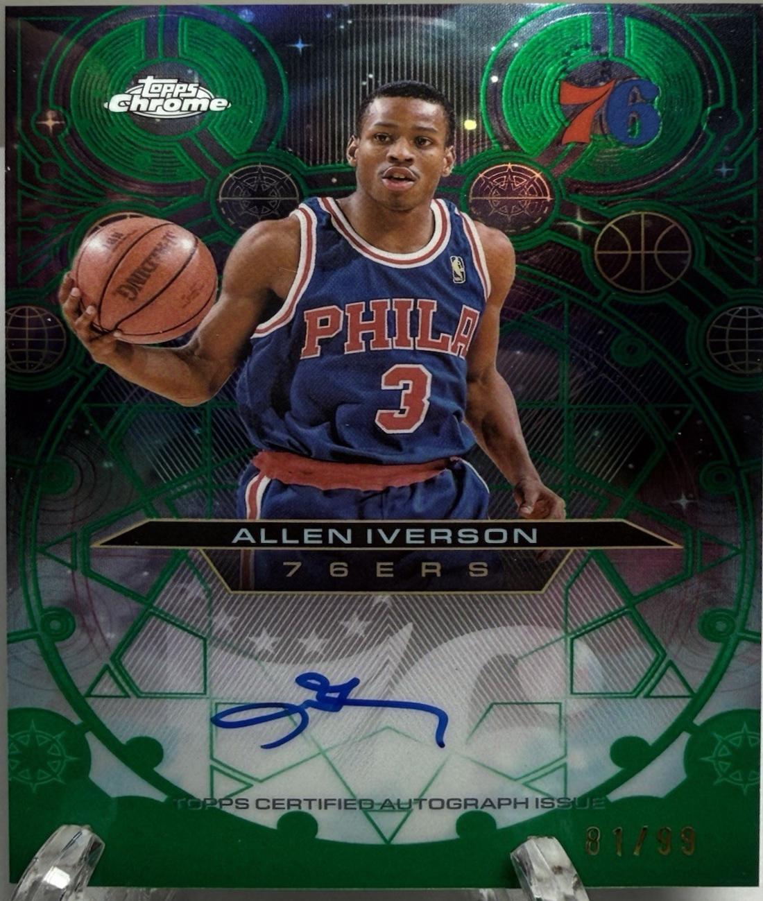 Allen Iverson [Refractor Green] #TCA-AI