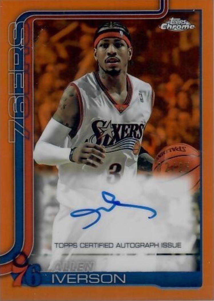 Allen Iverson [Refractor Orange] #TCA-AI