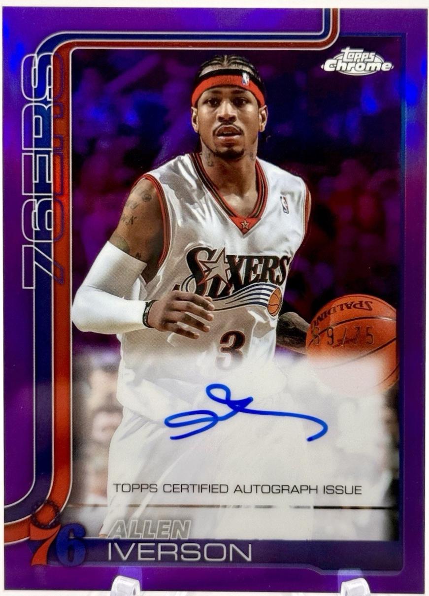 Allen Iverson [Refractor Purple] #TCA-AI