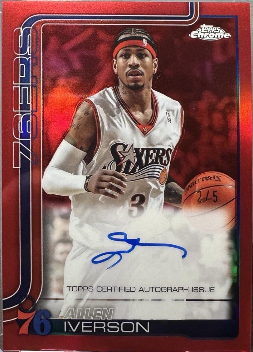 Allen Iverson [Refractor Red] #TCA-AI