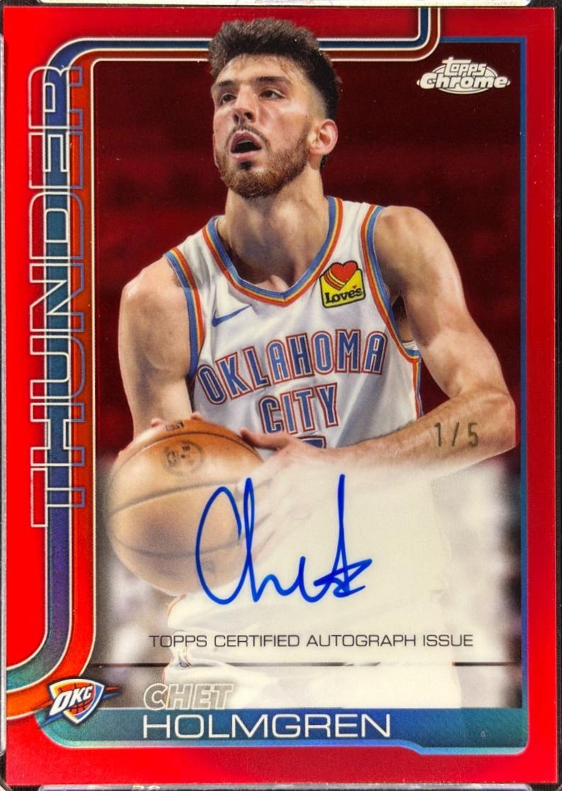 Chet Holmgren [Refractor Red] #TCA-CH