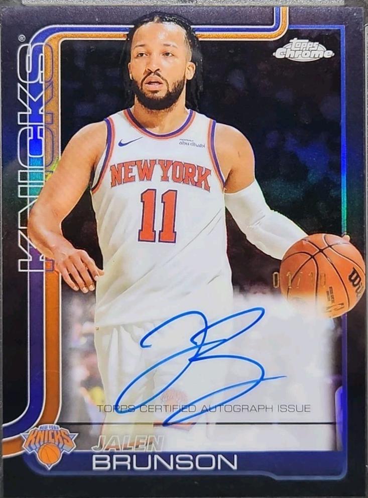 Jalen Brunson [Refractor Black] #TCA-JB