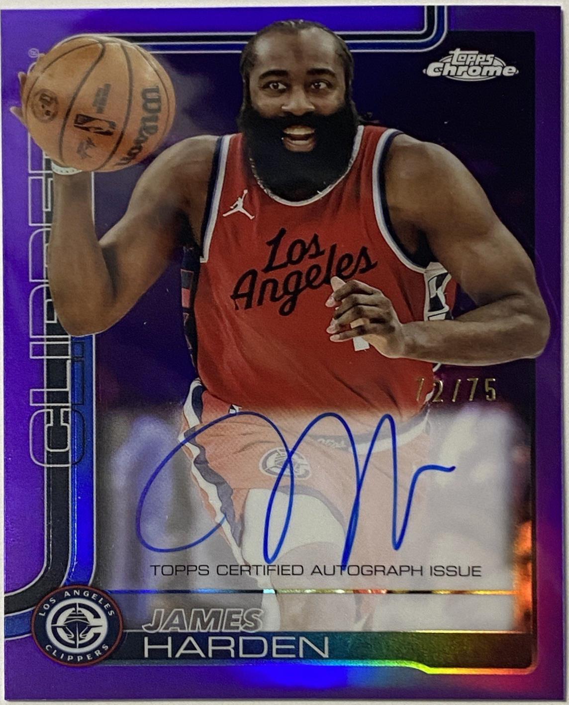 James Harden [Refractor Purple] #TCA-JH