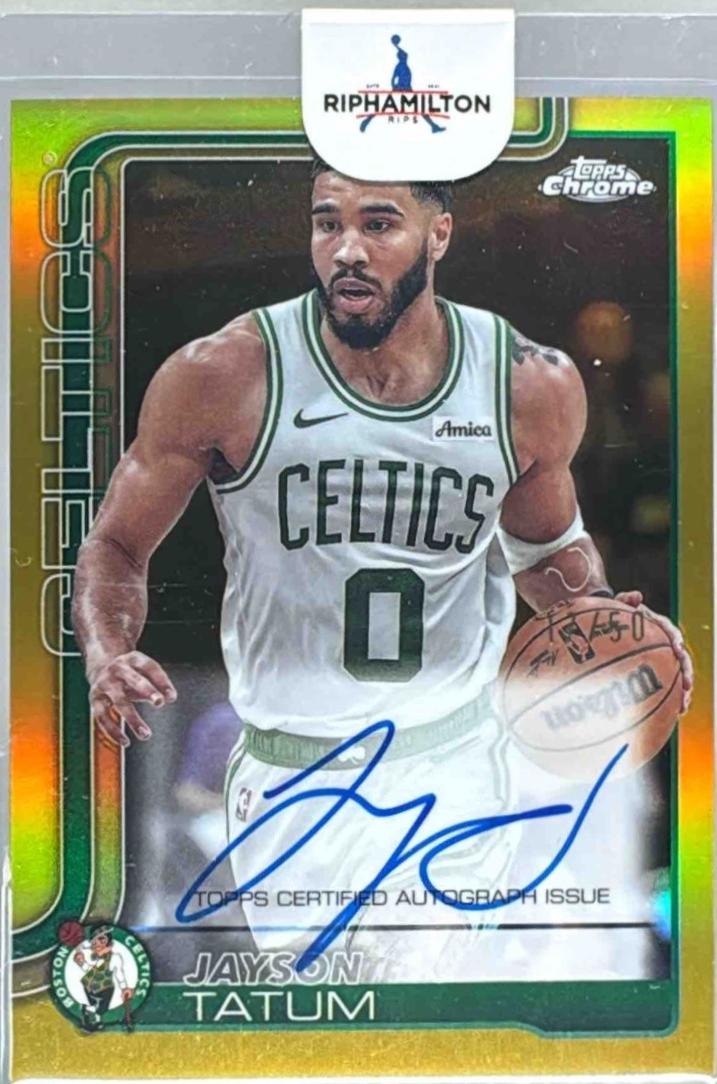 Jayson Tatum [Refractor Gold] #TCA-JT