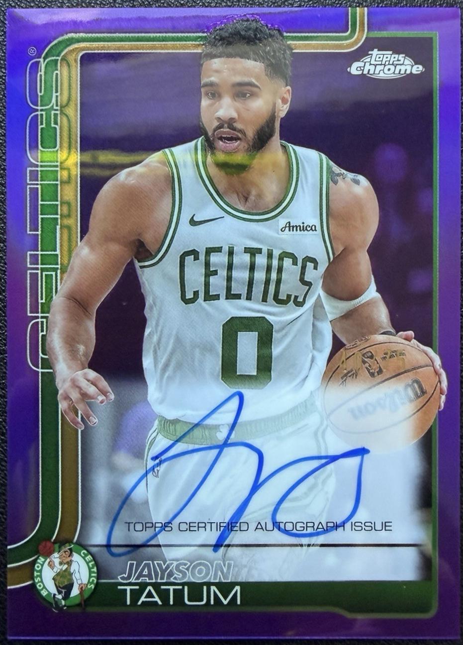Jayson Tatum [Refractor Purple] #TCA-JT
