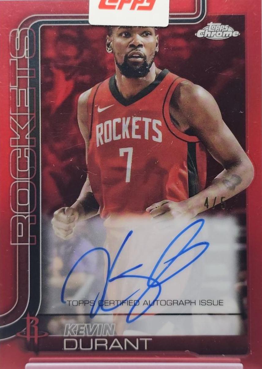 Kevin Durant [Refractor Red] #TCA-KD