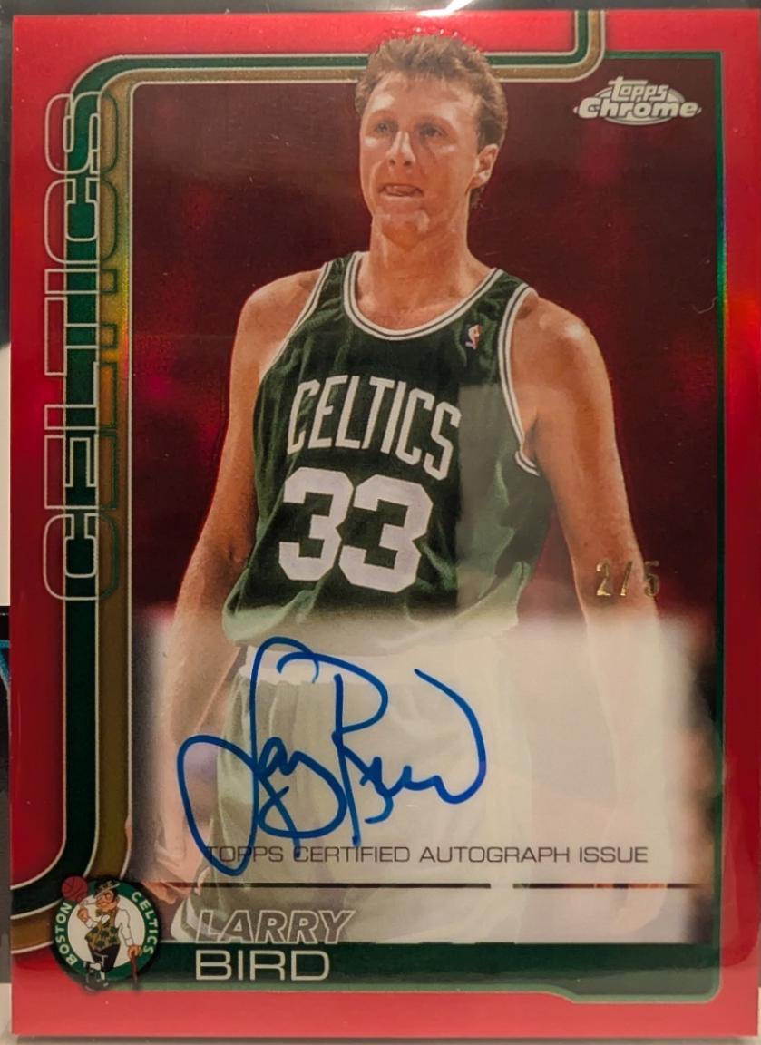 Larry Bird [Refractor Red] #TCA-LB