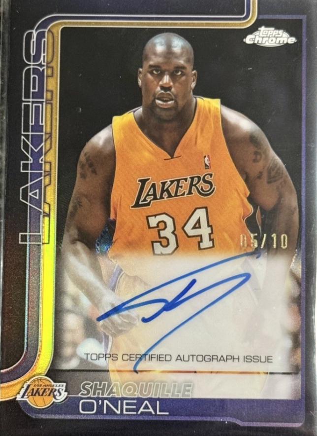 Shaquille O'Neal [Refractor Black] #TCA-SO