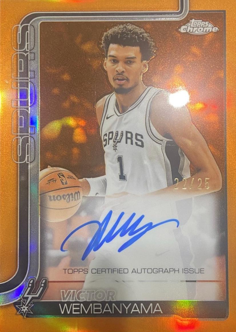 Victor Wembanyama [Refractor Orange] #TCA-VW