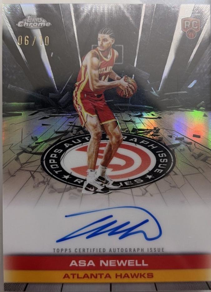 Asa Newell [Refractor Black] #TAUR2-AN