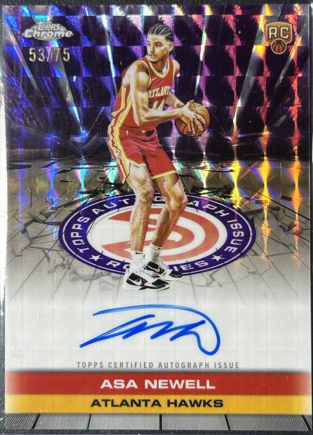 Asa Newell [Refractor Purple] #TAIR-AN
