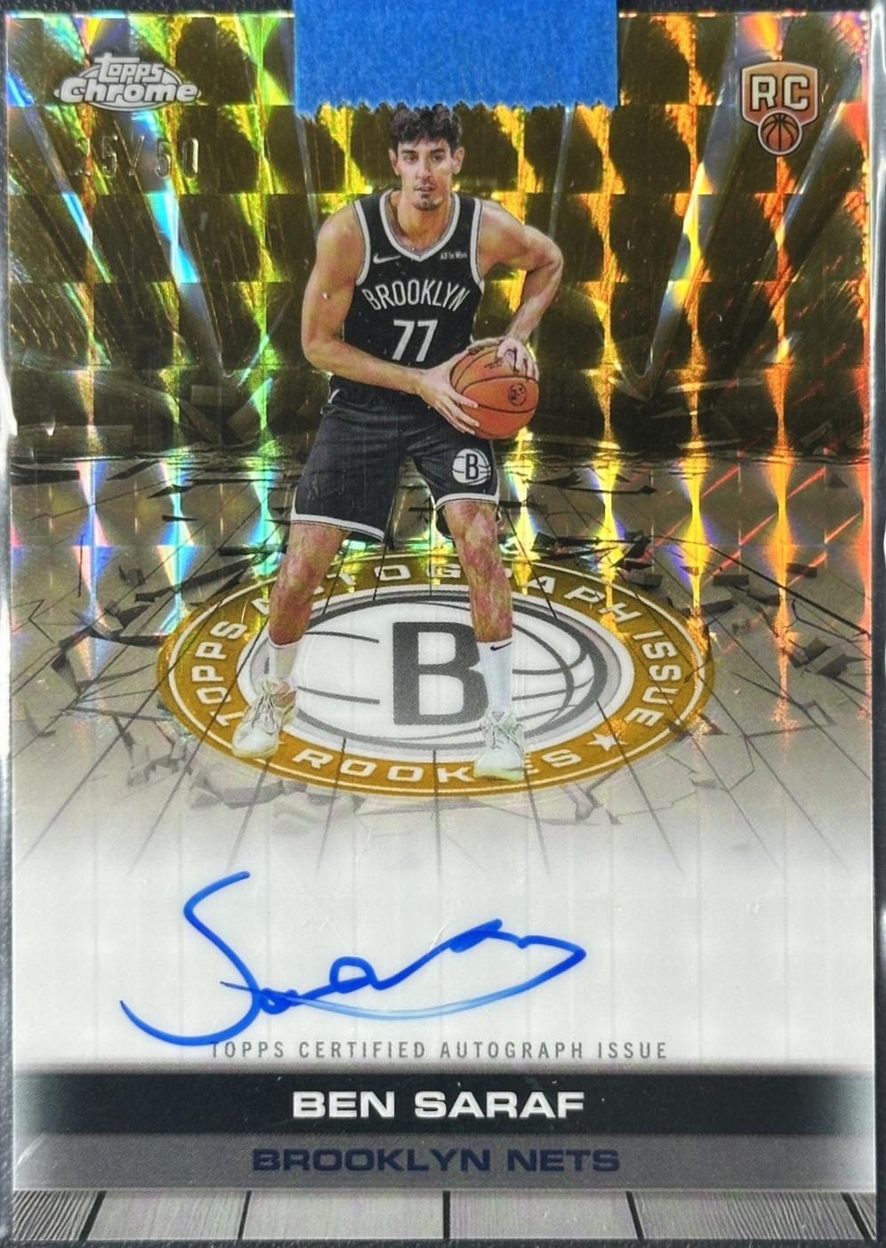 Ben Saraf [Refractor Gold] #TAIR-BS
