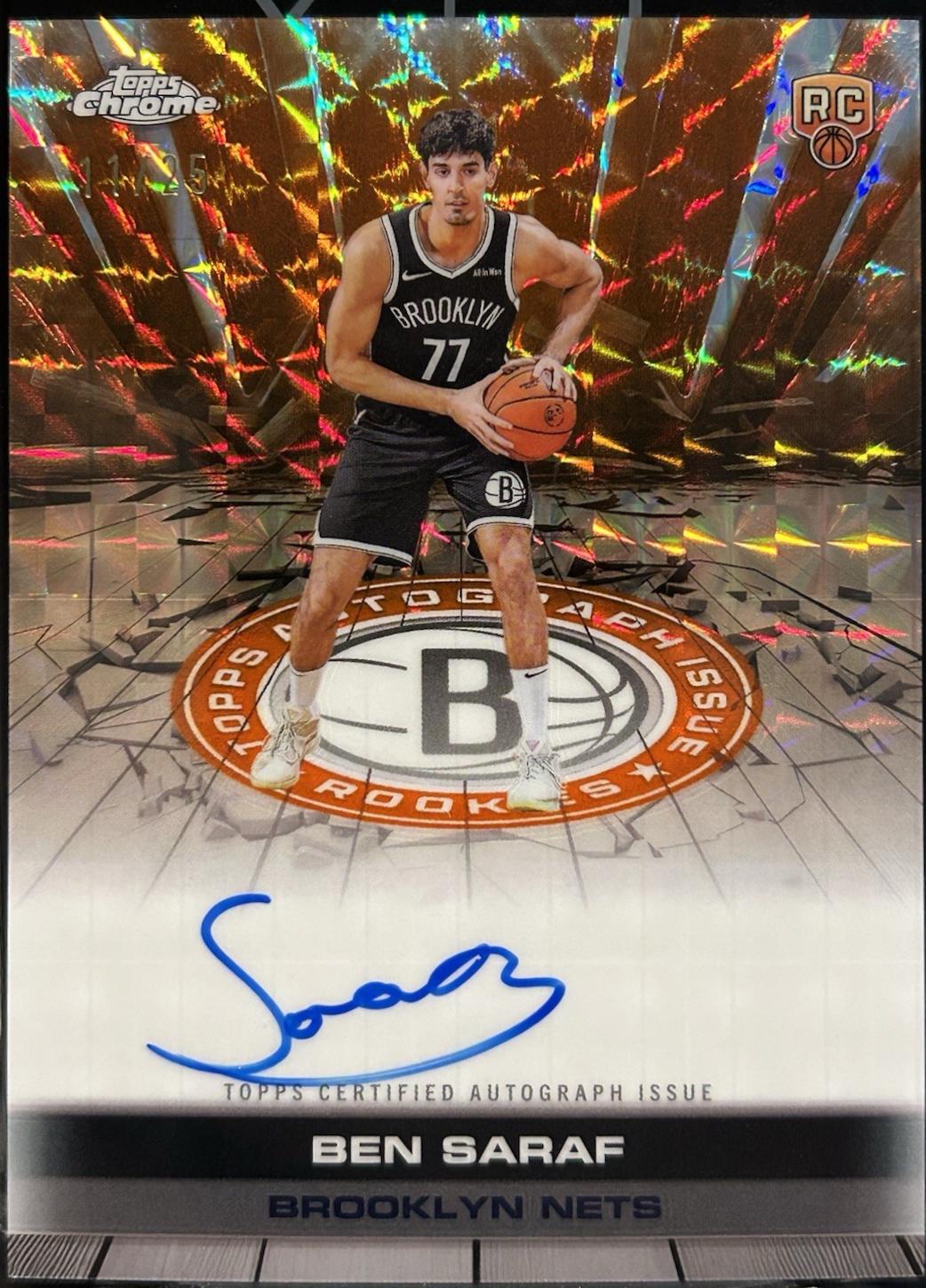 Ben Saraf [Refractor Orange] #TAIR-BS